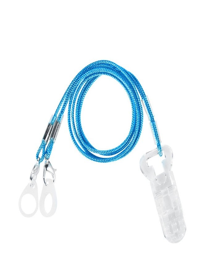 SoundLink Hearing Aids Clip for Adults - Portable Hang Rope Anti-Lost Lanyard Fixation Cord Protection Rope Otoclips for Seniors (Blue) - Image 2