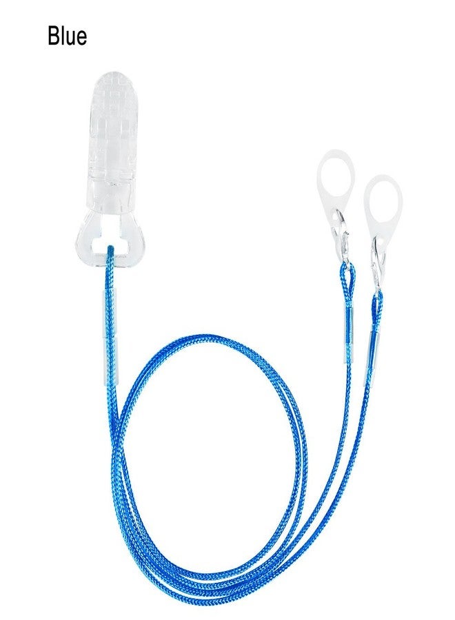SoundLink Hearing Aids Clip for Adults - Portable Hang Rope Anti-Lost Lanyard Fixation Cord Protection Rope Otoclips for Seniors (Blue) - Image 3