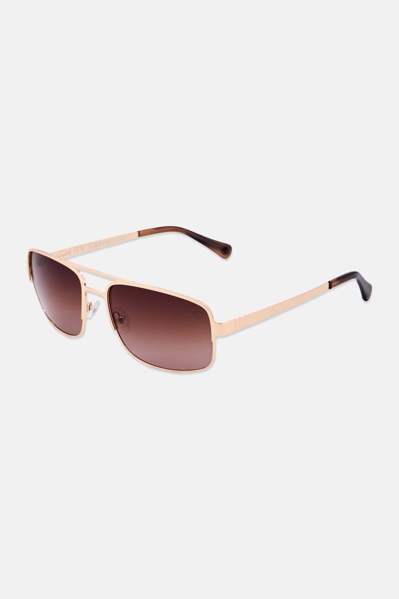 Timberland Men TB0006532H63 Aviator Sunglasses, Gold - Image 3
