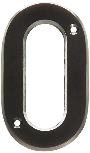 Hy-Ko 4" High Premium Metal House Number, Modern Raised Numbers for Exterior House, Durable Convenient Marking for Home Address with Included Mounting Hardware for Simple Installation - Image 2