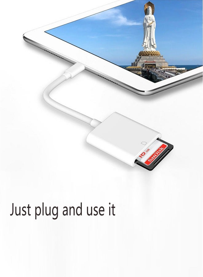 SD Card Camera Reader White - Image 5