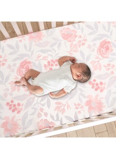 Bedtime Originals Bedtime Originals Lavender Floral 3-Piece Baby Crib Bedding Set - Pink/Purple  - Image 5