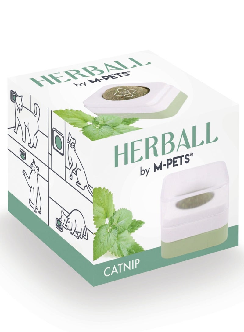 mpets Herball Catnip Ball Green - Image 1