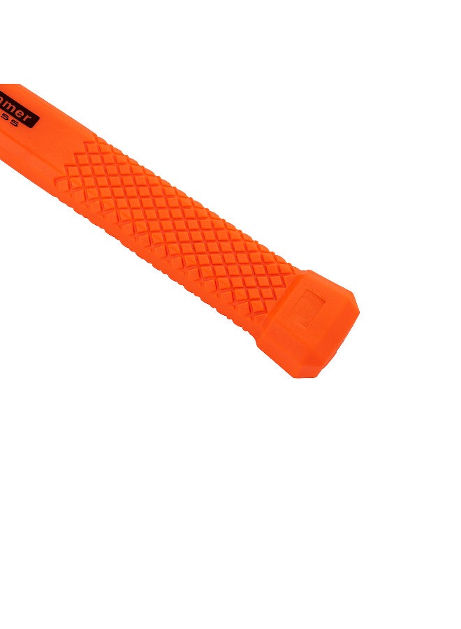 jetechtool Jetech 55oz Dead Blow Hammer, Rubber Shockproof Hammer, Durable, Non-Slip Checkered Grip, Neon Orange - HDB-55 - Image 4