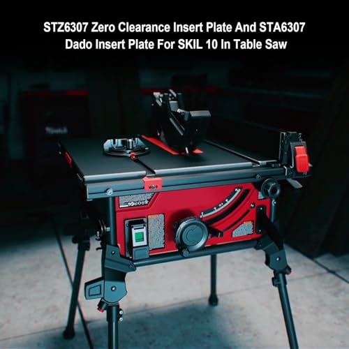 GEAIN STZ6307 Zero Clearance Insert Plate And STA6307 Dado Insert Plate For SKIL 10 In Table Saw TS6307-00 - STZ6307 & STA6307 Combo pack - Image 5