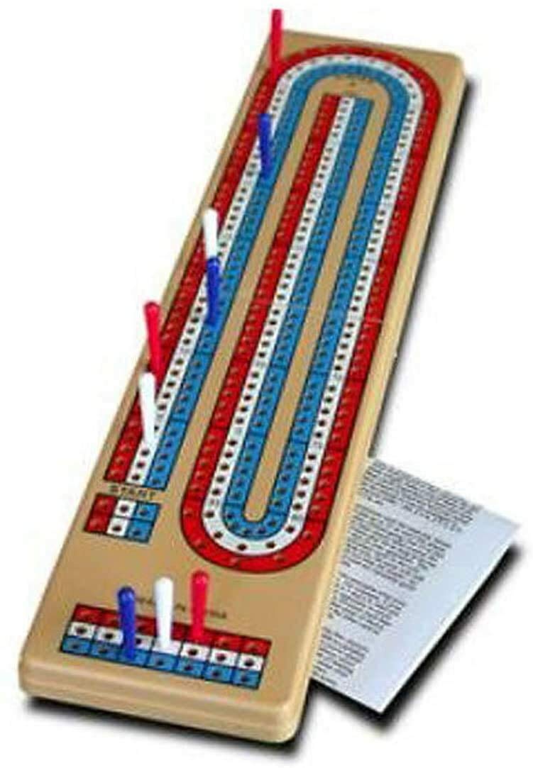 Bicycle Folding Cribbage Board 12"" - 3 Track with Pegs & Instructions - Image 3