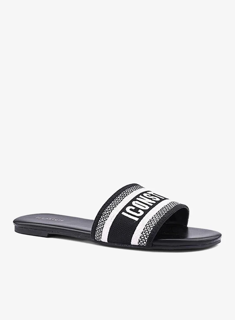 IconStyle Embellished Slide Sandals