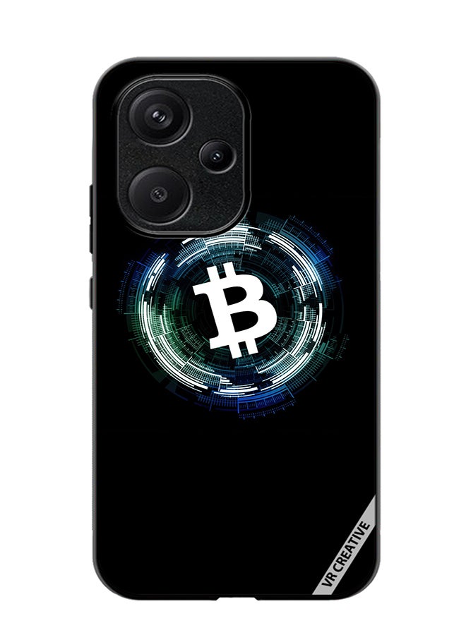 VR CREATIVE Protective Case Cover For Xiaomi Redmi 13C 5G Bitcoin Design Multicolour - Image 1
