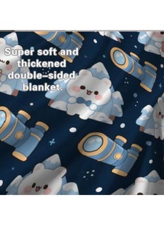 General Baby and children's cartoon flannel thin blanket (warm and comfortable, suitable for sleep, game use) 70cm*100cm - 463  - Image 3