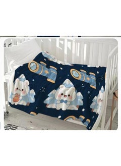 General Baby and children's cartoon flannel thin blanket (warm and comfortable, suitable for sleep, game use) 70cm*100cm - 463  - Image 1