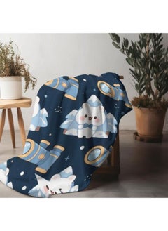 General Baby and children's cartoon flannel thin blanket (warm and comfortable, suitable for sleep, game use) 70cm*100cm - 463  - Image 4