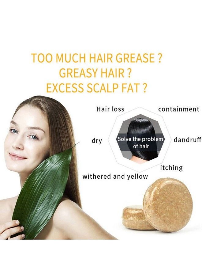 wenfeng 2 Pcs Ginger Hair Regrowth Shampoo BarNatural Organic Ginger Shampoo BarAnti Hair Loss Ginger Shampoo SoapPromotes Hair GrowthAnti-Dandruff And Anti-Itching Ginger Bar Soap  - Image 3