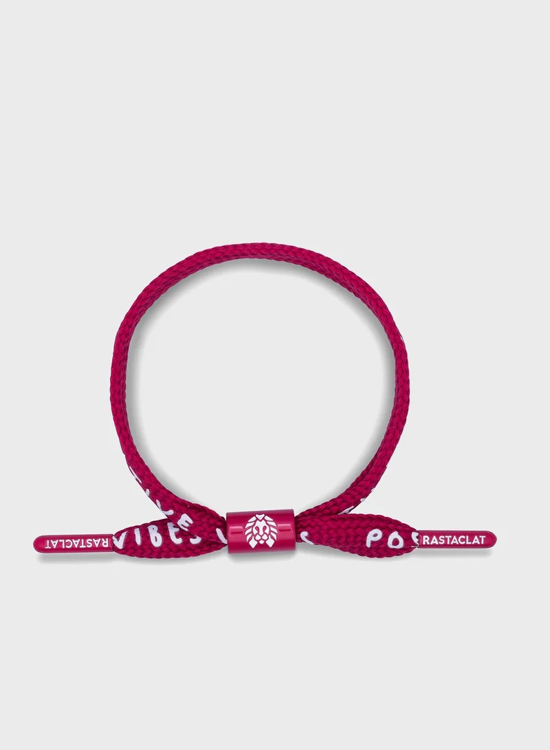 Rastaclat Positive Vibes - Dark Red Lace Bracelet