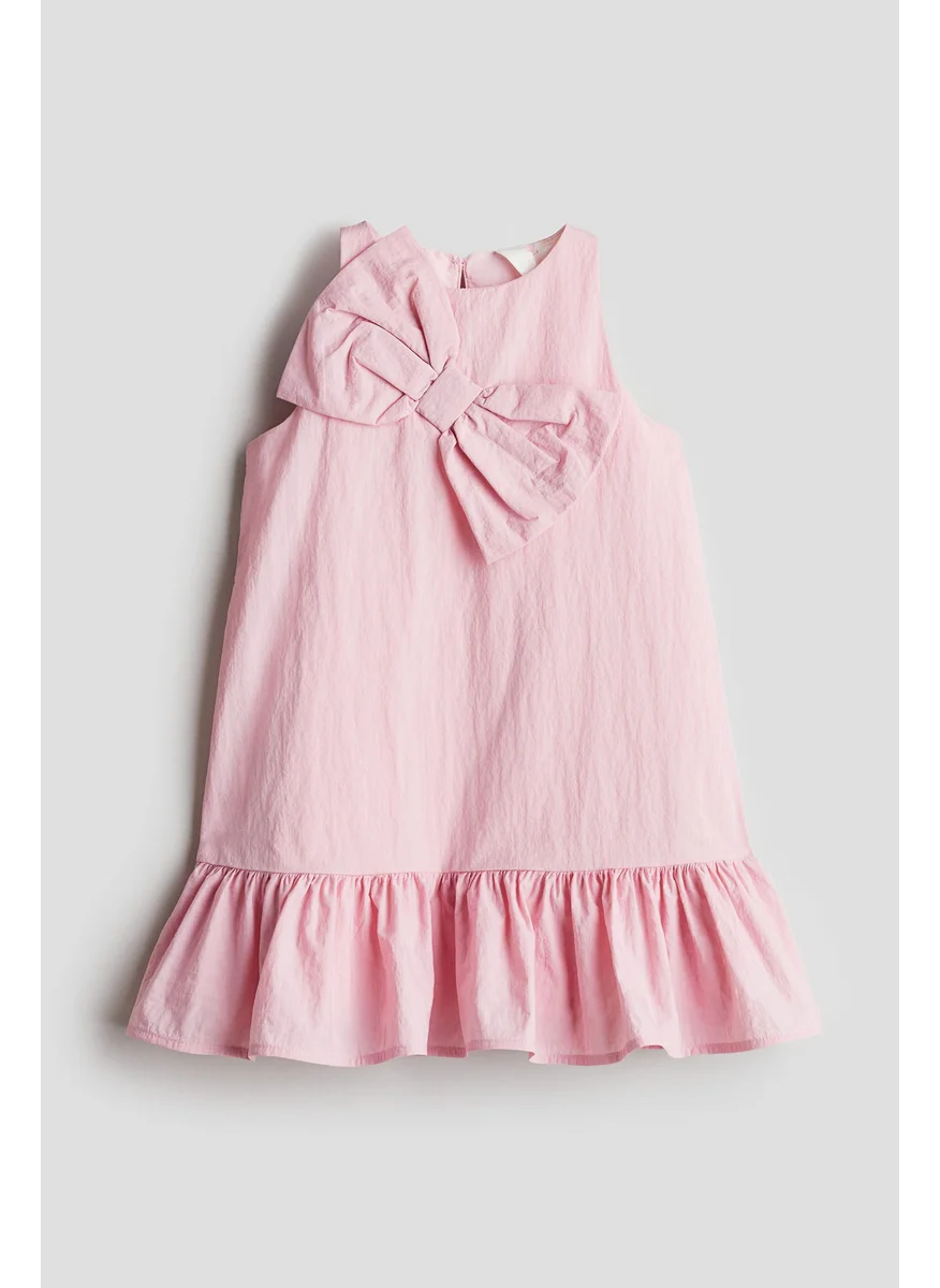 H&M Nylon Dress With A Bow