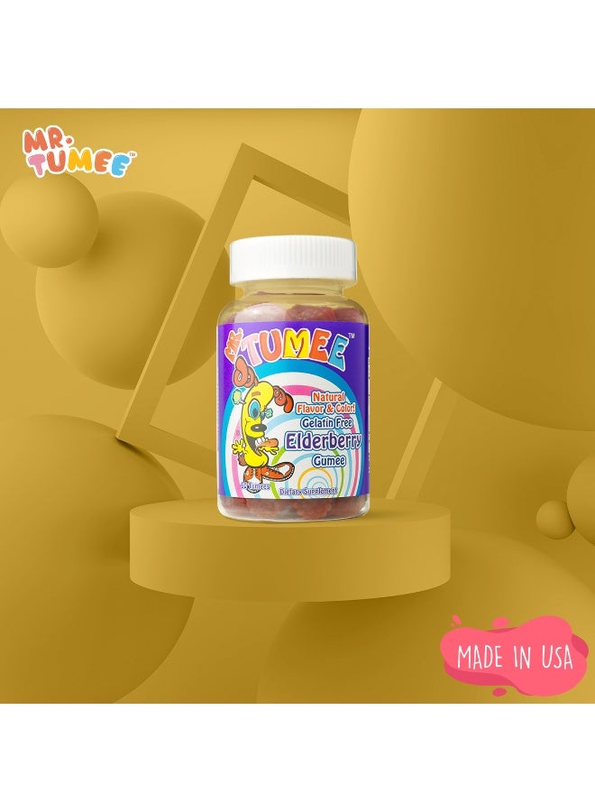 MR.TUMEE Mr. Tumme Dietary Supplement Elderberry Chewable Candy 60 Gumme - Image 2