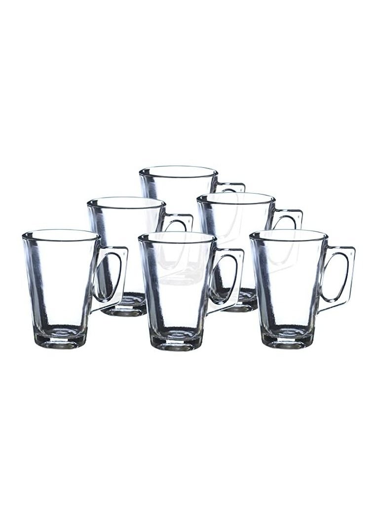 Generic Glass Tea Cups Set of 6 Pieces 