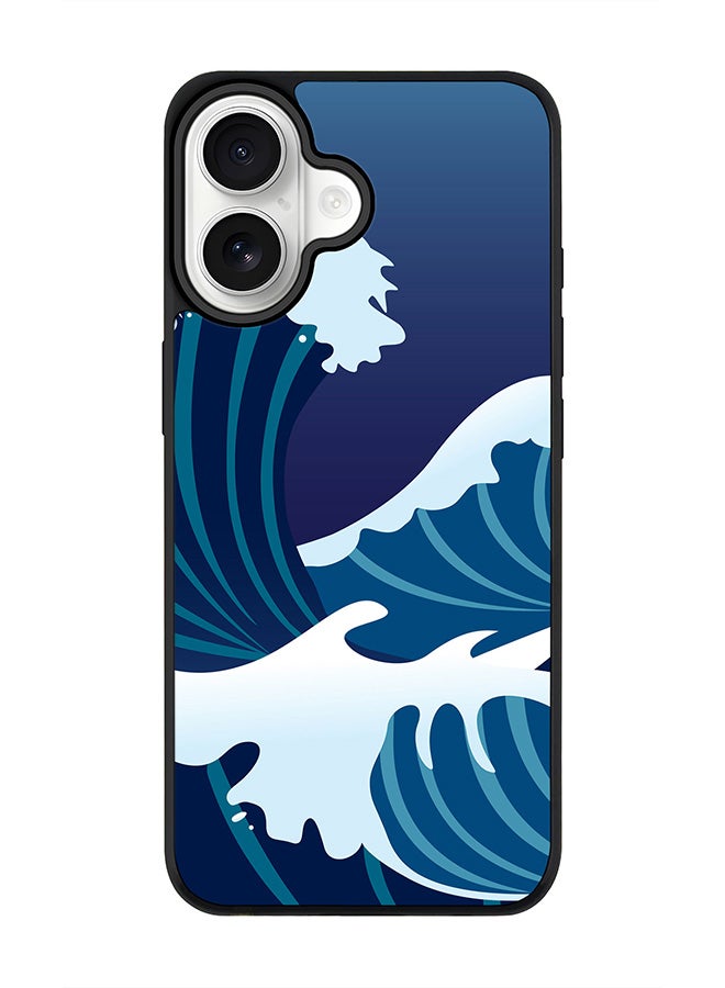 Stylizedd iPhone 17 Case, [Compatible with MagSafe] Slim Magnetic cover Phone Case iPhone 17 -Japanese Sea - Image 1