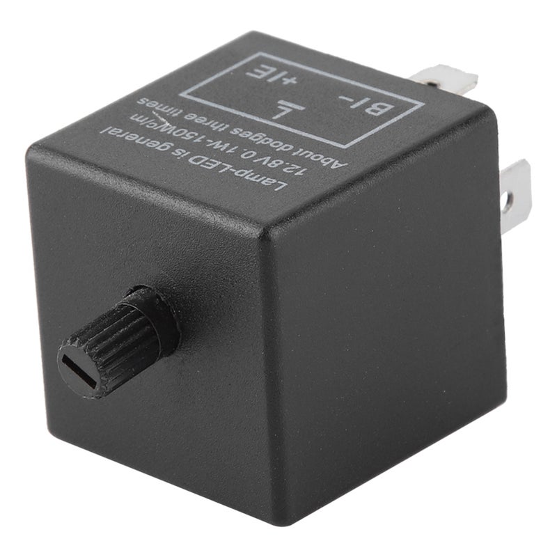 LED Flasher Relay: 12V ABS Durable Waterproof Plug And Play - Universal Fit Turn Signal Relay for Most Cars Solving LED Rapid Or Non-Flashing Issues - Image 4