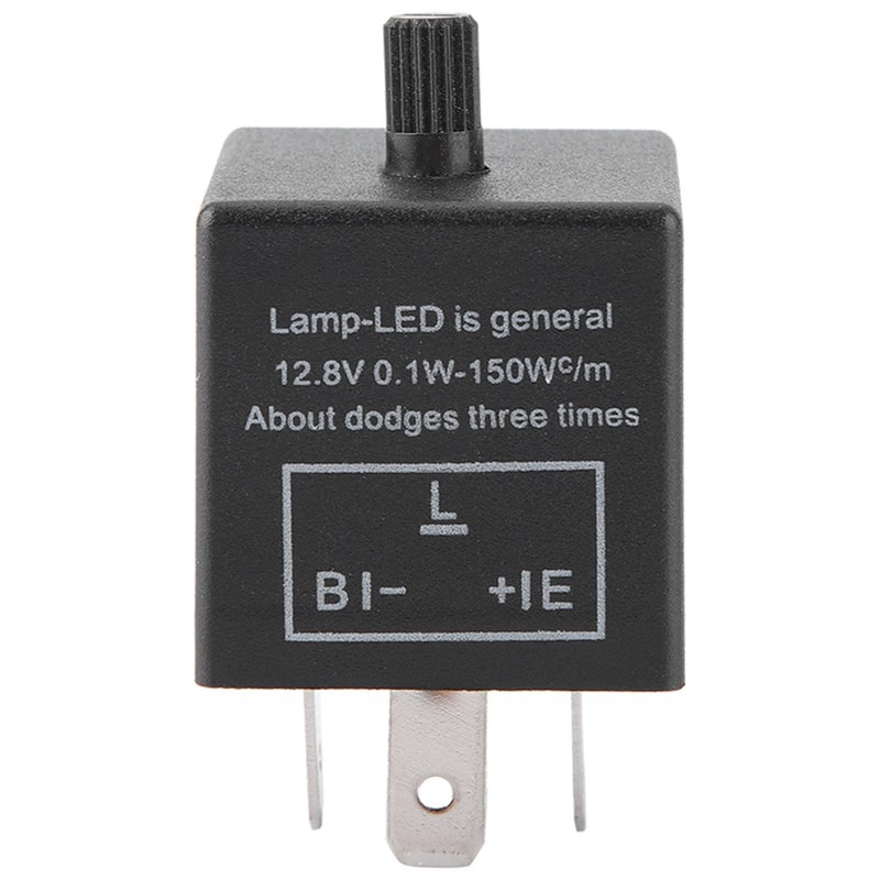 LED Flasher Relay: 12V ABS Durable Waterproof Plug And Play - Universal Fit Turn Signal Relay for Most Cars Solving LED Rapid Or Non-Flashing Issues - Image 3