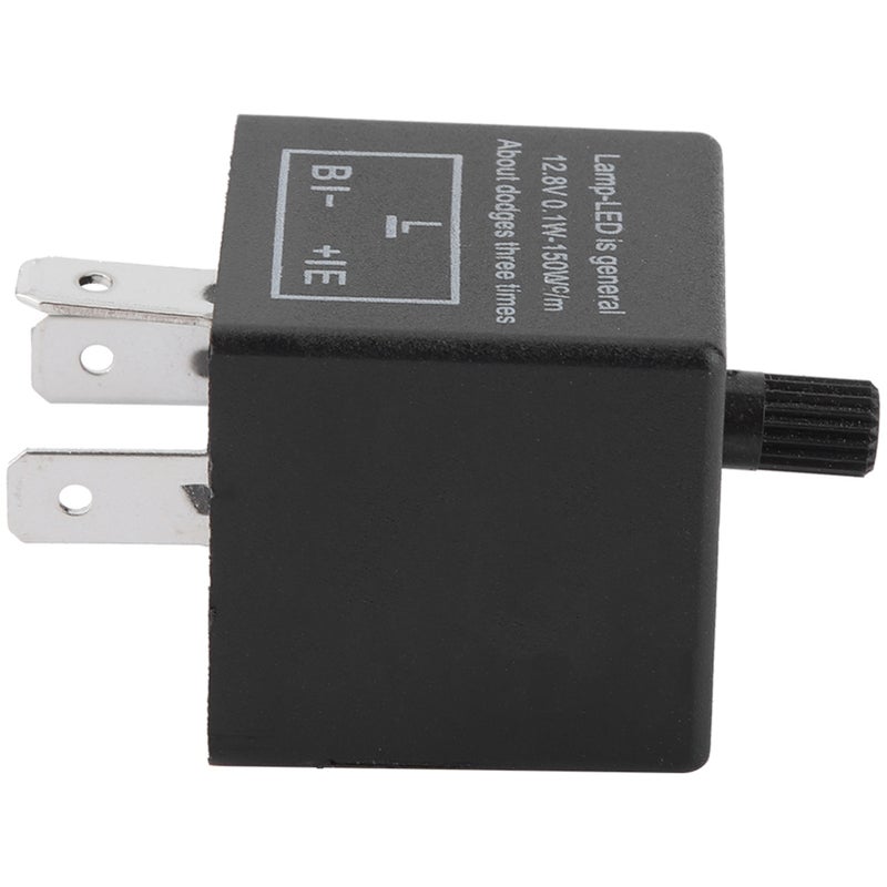 LED Flasher Relay: 12V ABS Durable Waterproof Plug And Play - Universal Fit Turn Signal Relay for Most Cars Solving LED Rapid Or Non-Flashing Issues - Image 1