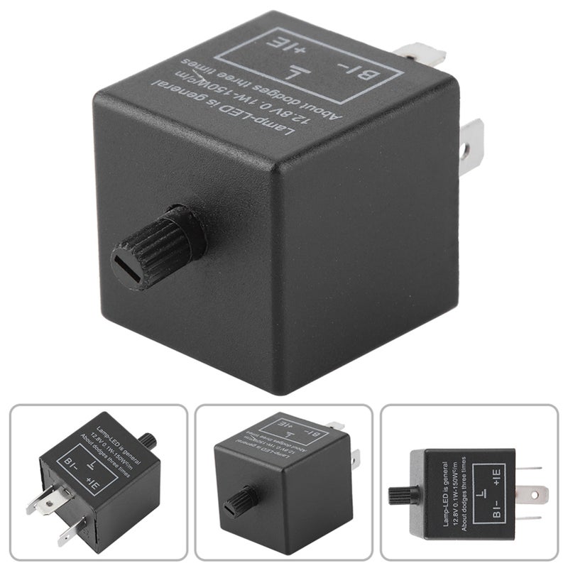 LED Flasher Relay: 12V ABS Durable Waterproof Plug And Play - Universal Fit Turn Signal Relay for Most Cars Solving LED Rapid Or Non-Flashing Issues - Image 5