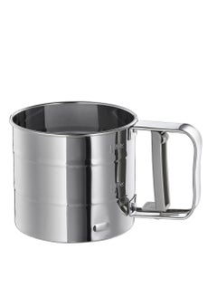 IKEA (イケア) 250g Silver Cup Shape Stainless Steel Mesh Flour and Icing Sugar Sifter  - Image 1