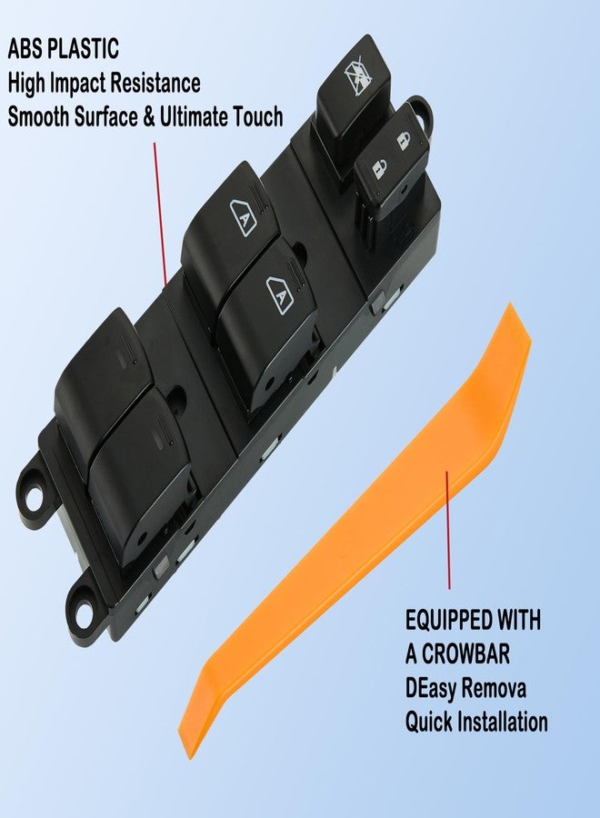 ZAPOSTS Power Window Switch Fits for Nissan Pathfinder 2007-2012,4-Door Front Left Driver Side Control Door vidrios Master Switch OEM 25401-ZL10A, 25401-ZL10B, 25401-ZL10C - Image 4