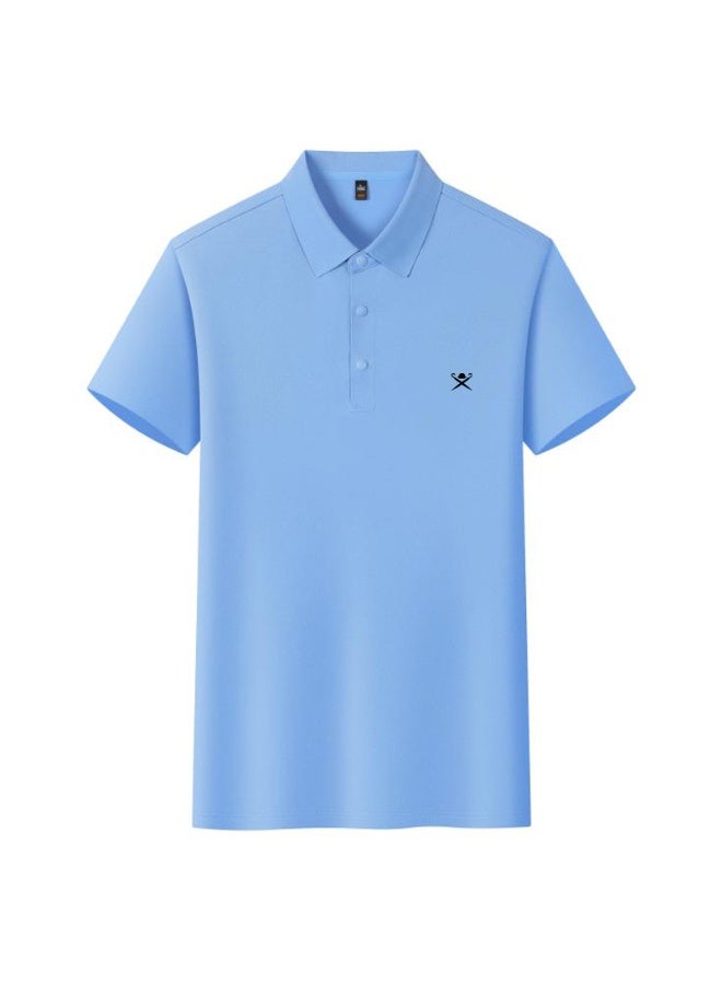 Hackett London Unisex solid color golf Polo shirt, breathable sports casual short-sleeved shirt. - Image 5