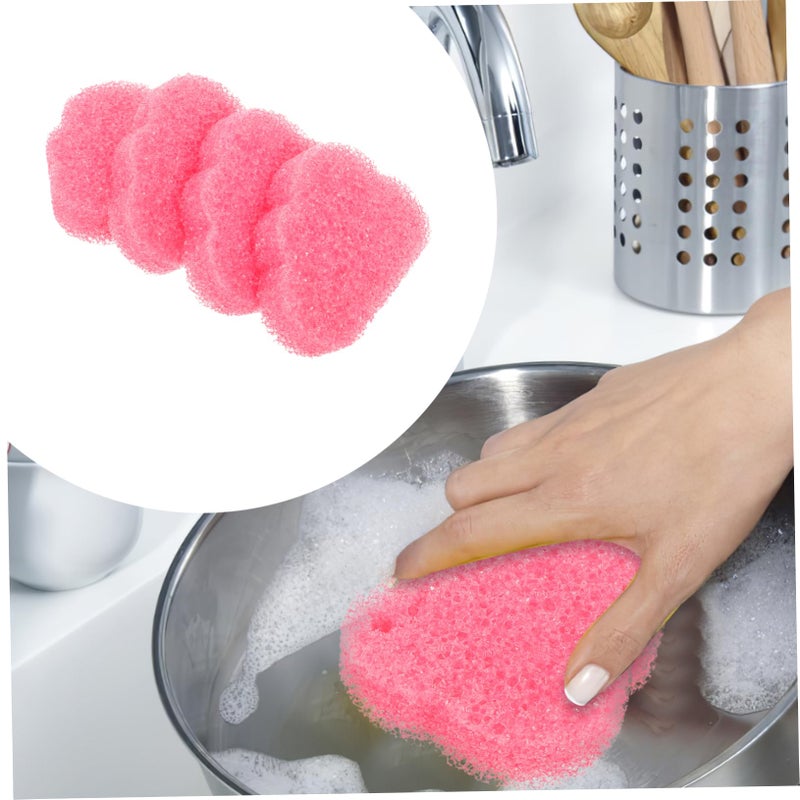 4Pcs Kitchen Cleaning Sponge Set Random Color for Utensils Dishes Sink - Image 5