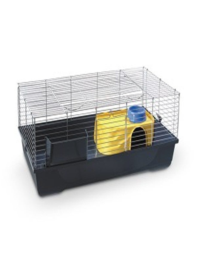 MPS2 Baldo VIP Rabbit Cage -  100 x 53 x 46 cm/Black & Sand