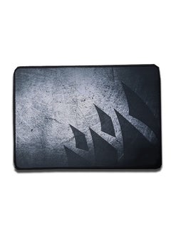 Generic Gaming Mouse Pad - Size 32x22 CM - Stitched Edges - Anti Slip Rubber Base -Black/Gray 