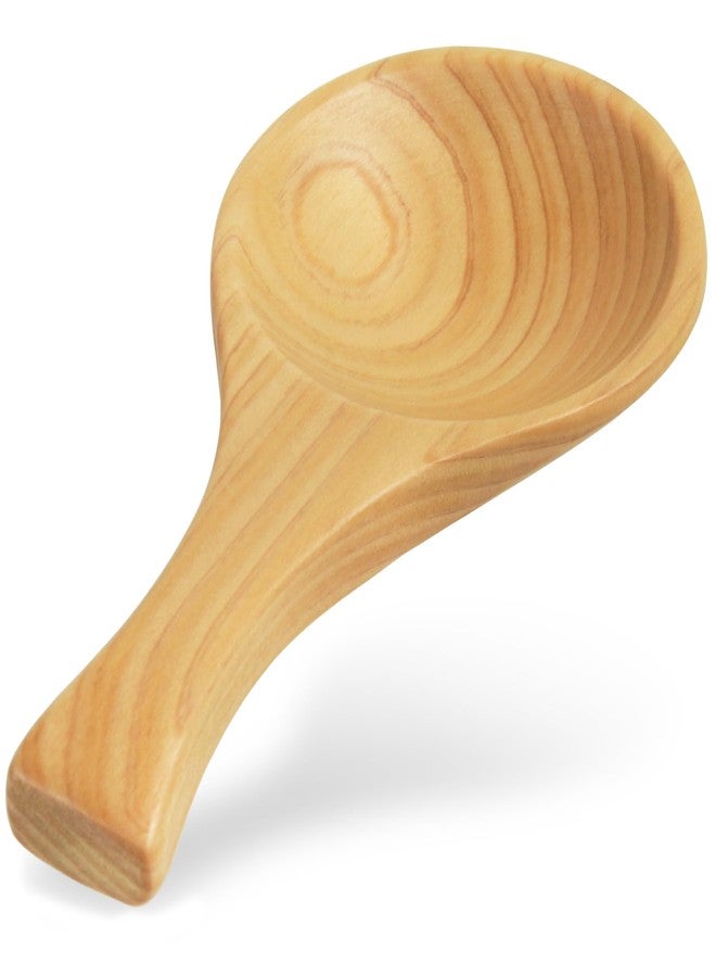 Morikuru Hinoki Tea Scoop 3.34 in (85mm), Matcha Scoop, Tea and Coffee Scoop, Made in Japan - Image 1