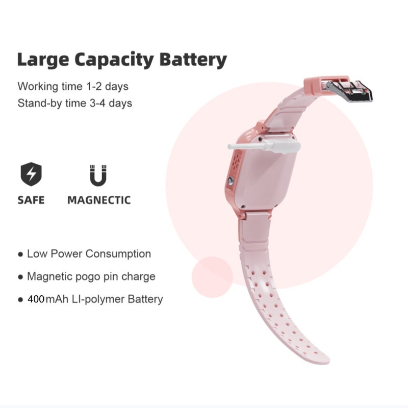 LT37 4G Kids Smart Phone Call Watch Video Chat LBS GPS WiFi SOS Monitor Camera IP67 Waterproof Clock Child Voice Chat Baby Smartwatch With SIM Card Slot - Image 3