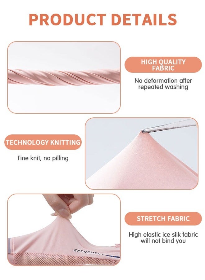 GROIC Women Sunblock Gloves Non Slip UV Sunscreen Protection Touchscreen Driving for Women, Summer Gloves, Outdoor Equipment  - Image 5