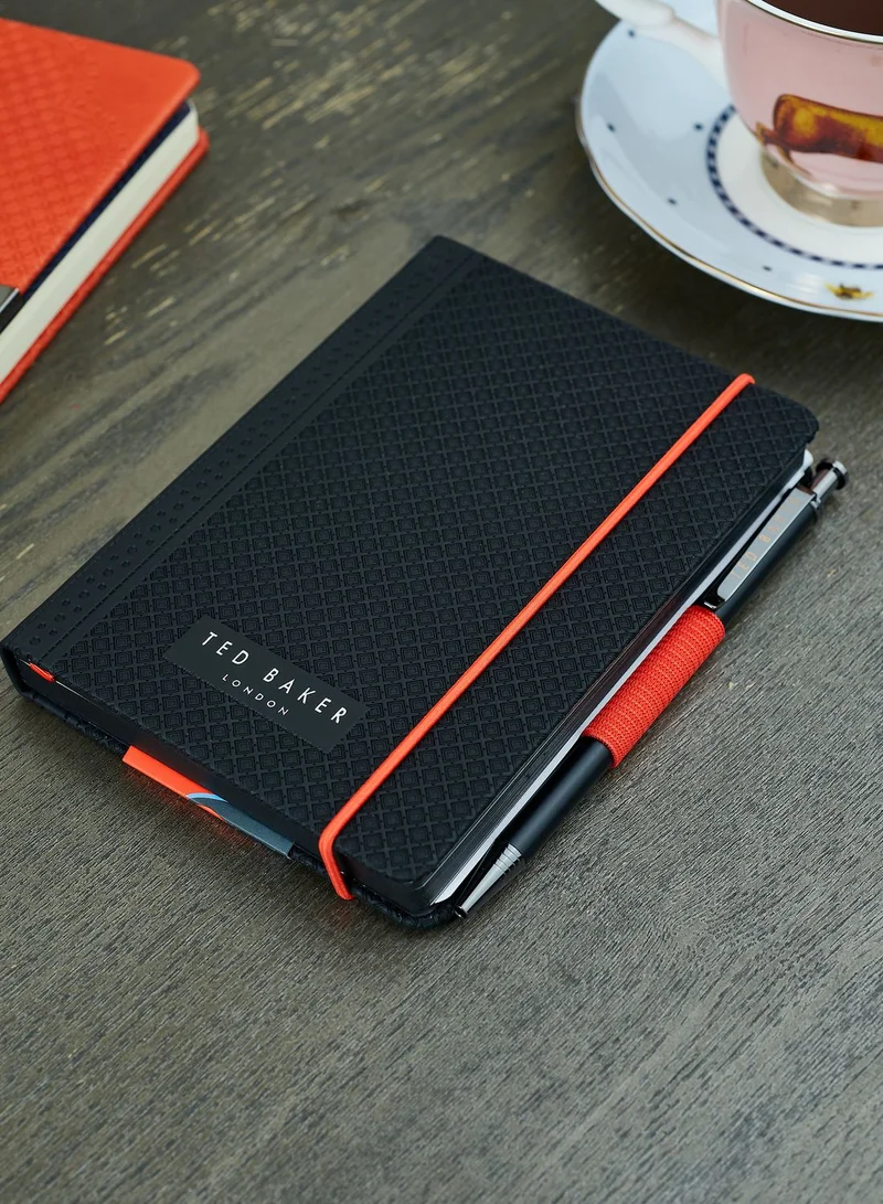 Ted Baker A6 Brogue Geo Notebook With Pen