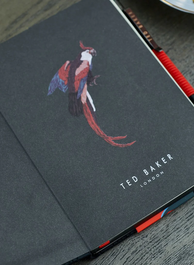 Ted Baker A6 Brogue Geo Notebook With Pen