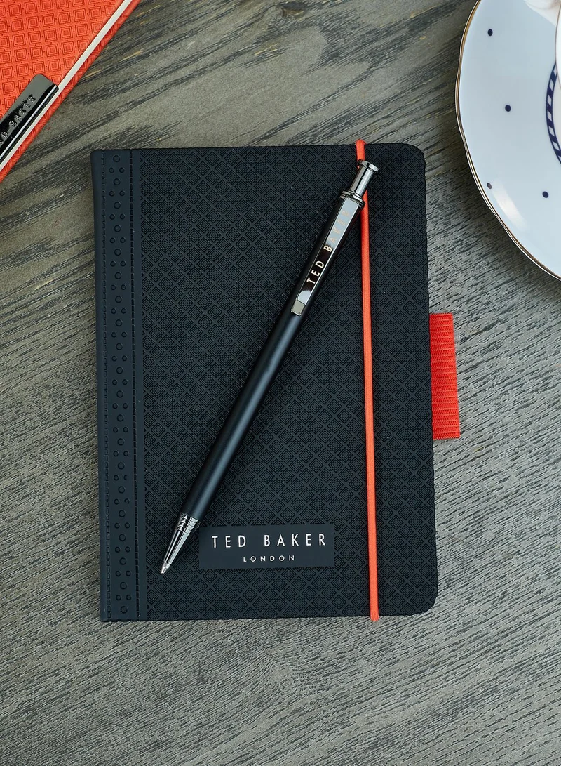 Ted Baker A6 Brogue Geo Notebook With Pen