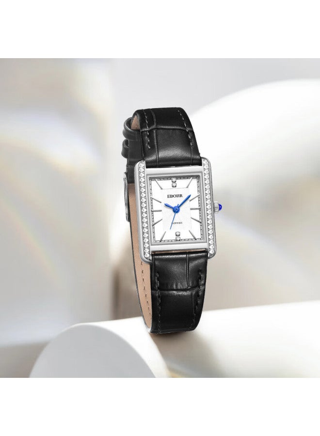 Ebohr Women's Watch, Kana Series Retro Square Watch, Holiday Gift, New Year And New Year Quartz Women's Watch 51711446 - Image 5