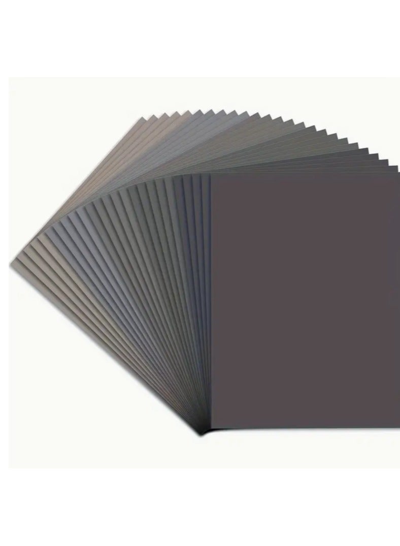 10-PCS A4 Sanding Paper Assortment, Mixed Fine to Coarse Grit Sandpaper Sheets – Perfect for Woodworking, Metal, Plastic, Automotive, DIY Polishing & Finishing – Durable & Versatile Abrasive Tool - Image 1