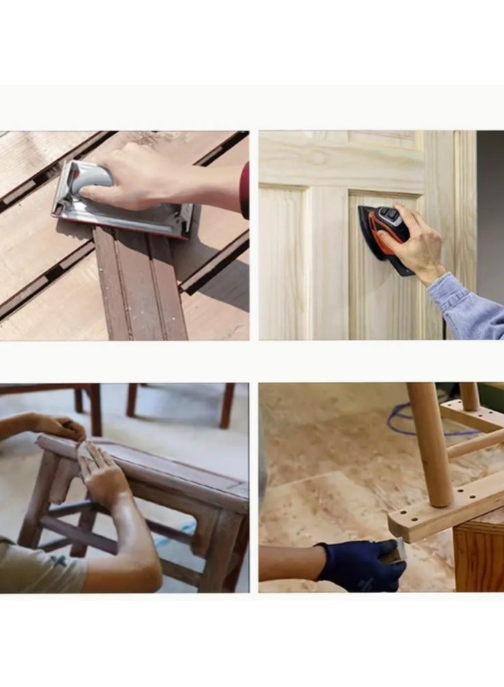 10-PCS A4 Sanding Paper Assortment, Mixed Fine to Coarse Grit Sandpaper Sheets – Perfect for Woodworking, Metal, Plastic, Automotive, DIY Polishing & Finishing – Durable & Versatile Abrasive Tool - Image 4