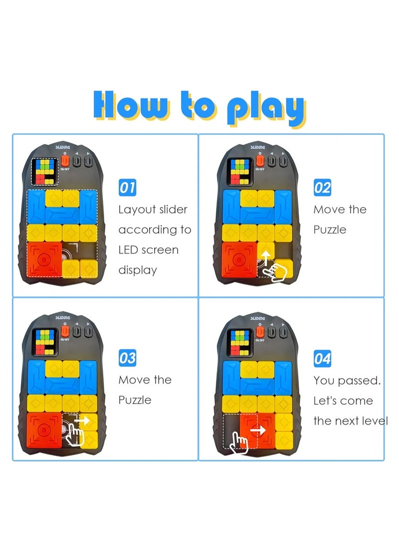 Eotia Sliding Block Puzzle Game for Kids and Adults | Brain Teaser Educational Toy | Fun Sliding Piece Puzzle Board | Portable Travel Game for Focus and Logic Skills  - Image 4