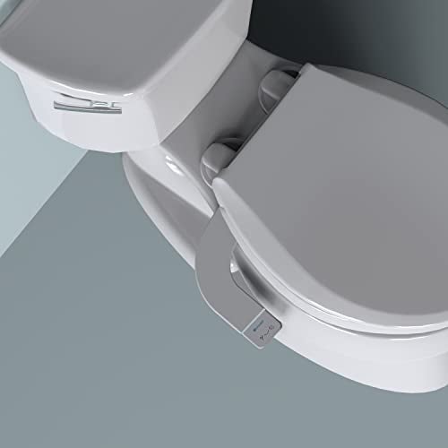 Brondell SS150W SimpleSpa Thinline Essential Bidet Attachment for Toilet Seats with Adjustable Water Pressure Side Arm Control Thin Profile White Single Nozzle - Image 3