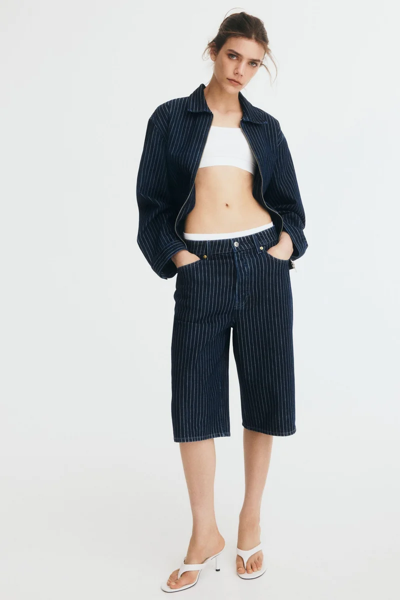 H&M High Knee Denim shorts