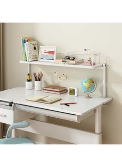 XiuWoo 60cm 1-Tier Clamp-On Desktop Shelf Organizer - Space-Saving Storage for Books, Stationery, Gaming Accessories - Ideal for Home Office, Dorm, or Gaming Room  - Image 2