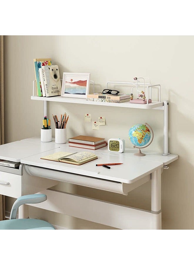 XiuWoo 60cm 1-Tier Clamp-On Desktop Shelf Organizer - Space-Saving Storage for Books, Stationery, Gaming Accessories - Ideal for Home Office, Dorm, or Gaming Room - Image 2