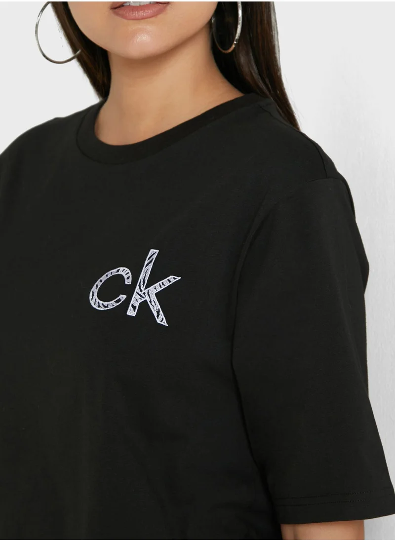 CALVIN KLEIN Round Neck Logo T-Shirt