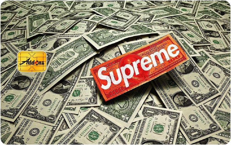 Add-Ons USD #4 Debit Or Credit Card Skin Sticker (Full) - Image 1