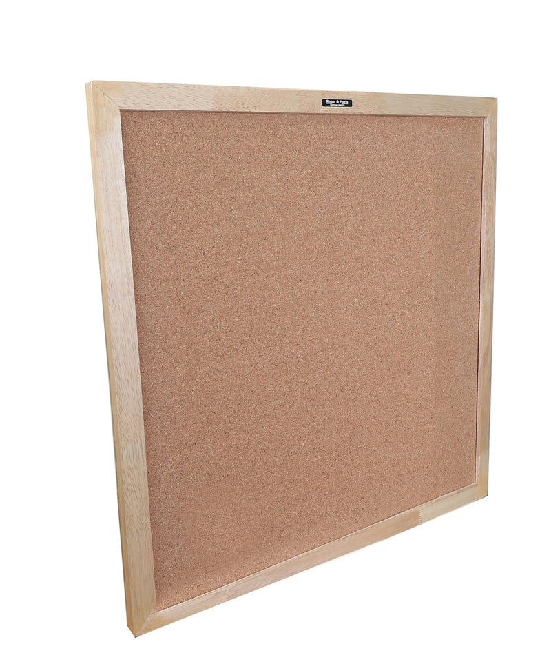 Roger & Moris Rubber Wooden Frame Cork Board - Sturdy, Waterproof for School, Office, Home (Size : 2 feet x 1.5 feet) - Image 3