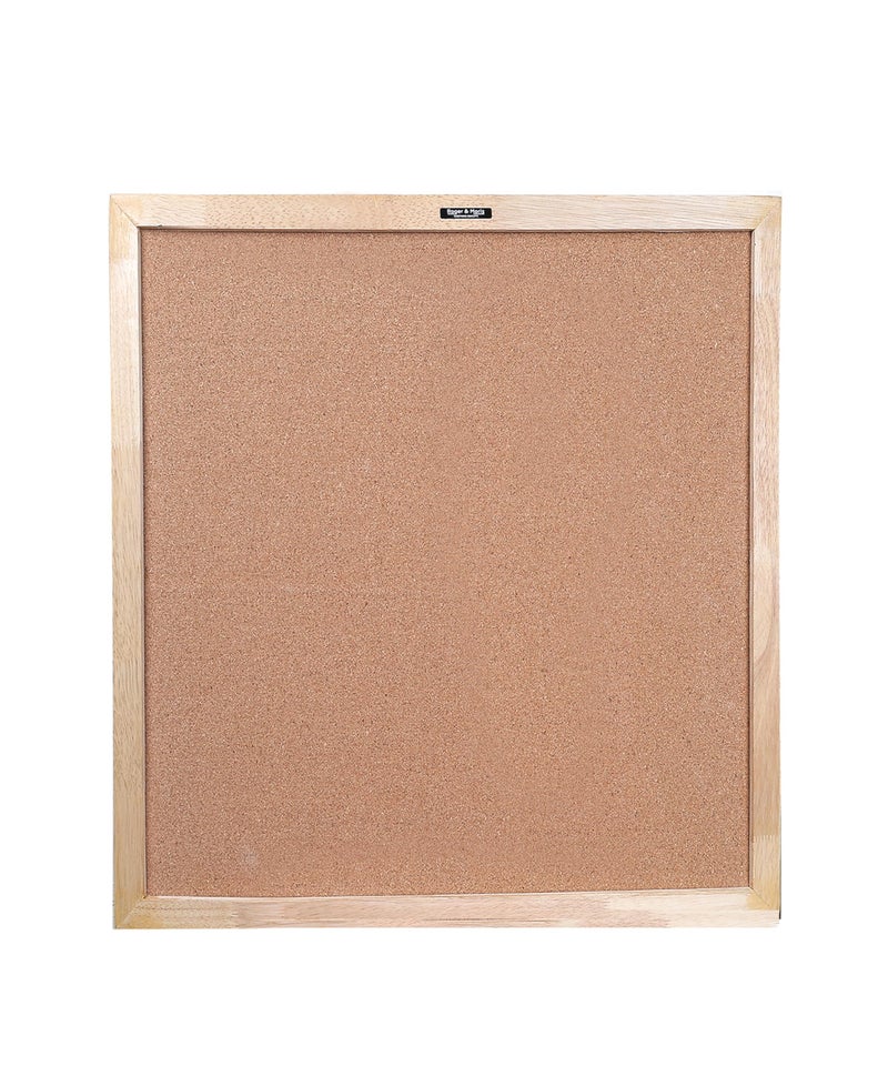 Roger & Moris Rubber Wooden Frame Cork Board - Sturdy, Waterproof for School, Office, Home (Size : 2 feet x 1.5 feet) - Image 2