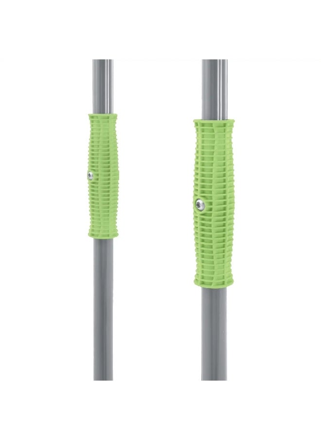 3-Feature Colorful Swing and Glide Heavy Duty Outdoor Swing Set Green and Blue 203 x 343 x 249 cm INT44121